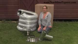 DIY Chimney Liner SingleWall Kit with Tee [upl. by Alleras865]