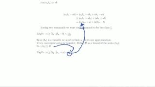 Algebraic Limit Theorem part 3 of 4multiplication Proof [upl. by Idnil]