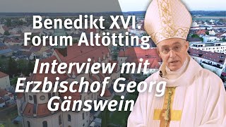 Live – Benedikt XVI Forum in Altötting Interview mit Erzbischof Gänswein  14072024 [upl. by Ailla516]