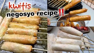 kwitis pang negosyo recipepinoy streetfoodpatok na negosyo [upl. by Eikkin]