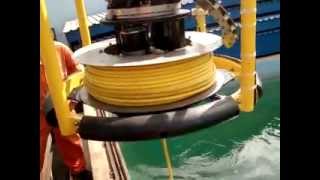 ROV apache 6 TMS  tether management system [upl. by Brote848]