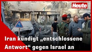 Israelischer Angriff auf iranische Botschaft in Damaskus [upl. by Ladnor]