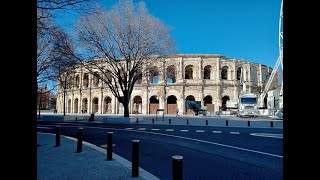 Arena of Nimes Roman Amphitheatre in France [upl. by Anam]