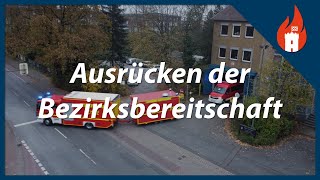 Ausrücken der Bezirksbereitschaft Detmold 1 Bielefeld  Feuerwehr Bielefeld [upl. by Jim]