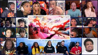 Shanks vs Kid  One Piece Episode 1112 Reaction Mashup [upl. by Machutte702]