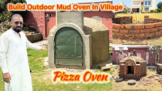 How to Built Giant Mud Oven In Easy Way  Biggest Dome Pizza Oven In Village [upl. by Lossa]