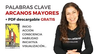 PALABRAS CLAVE ARCANOS MAYORES PDF GRATIS 🔮 Curso de Tarot [upl. by Nihs]