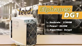 New Elphapex DG1 11G 3420W Litcoin Mining Dogecoin Miners [upl. by Eenafit509]