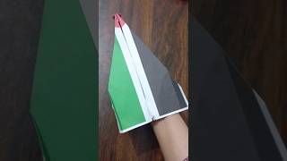 Pray for Palestine Arrowhead Paper Plane part 134paperplane viral trending shorts [upl. by Yttam]