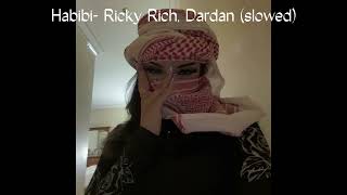 Habibi  Ricky Rich Dardan slowed rvrb [upl. by Macleod806]