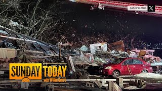 Tornadoes rip through Nashville leaving at least 6 dead [upl. by Elades800]