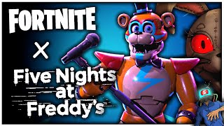 FNAF x FORTNITE GLAMROCK FREDDY amp More FNAF in FORTNITE Game Fortnite x FNAF Security Breach News [upl. by Janette]