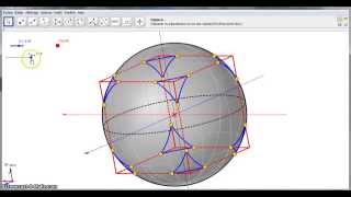 The 24Point Sphere 3D with Geogebra425 [upl. by Ahseinar]