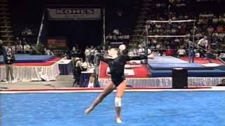 Dominique Moceanu  Floor Exercise  1998 US Gymnastics Championships  Women  Day 1 [upl. by Yleak714]