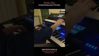 shorts Enola Gay great 80s hit by OMD  Yamaha Genos Korg Nautilus Dexibell VIVO SX8 [upl. by Henigman]