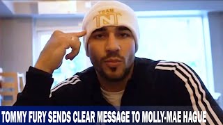 Tommy Fury Sends Bold Message to MollyMae Hague After Facing Boos at Boxing Match [upl. by Eeneg]