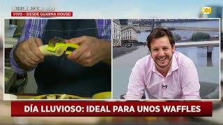 ¿Cómo hacer Waffles duces y salados Recetas de Claudio Guarnaccia 2 en Hoy Nos Toca a las Diez [upl. by Winton]