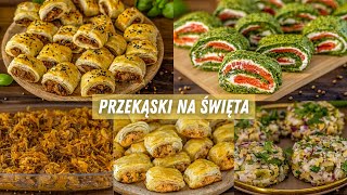 PRZEKĄSKI na WIGILIE i ŚWIĘTA 5 prostych i pysznych propozycji [upl. by Crooks923]