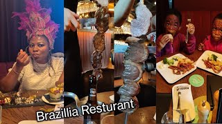 Come with us to Eat at a Brazilian Restaurant in Trondheim Norway  Family Vlog [upl. by Anaujit180]