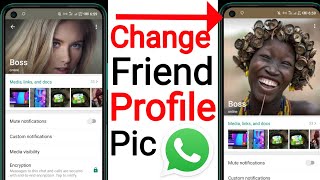 kisi ki whatsapp DP kaise change kare  Change Friends WhatsApp Profile Picture [upl. by Dallman700]