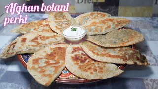 Bolani recipe perki recipe  Leek  gandana bolani [upl. by Conger]