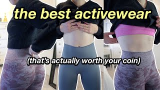 17 TOP FITNESS AND WORKOUT CLOTHES  Lululemon Girlfriend Collective Gymshark Set Active [upl. by Gaspard131]