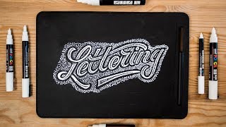 Hand Lettering  How To Letter On ANYTHING 🖌 [upl. by Sula]