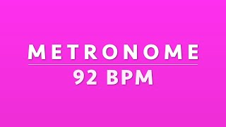 92 BPM  moonlight metronome [upl. by Ilowell]