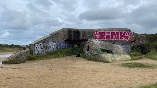 Merville Franceville Plage  Bunker  DJI Avata 2  FPV [upl. by Monto]