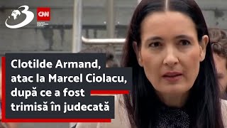 Clotilde Armand atac la Marcel Ciolacu după ce a fost trimisă în judecată [upl. by Animlehliw]