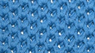 How to knit Honeycomb Brioche Stitch  Knitting Stitches [upl. by Ahsart]