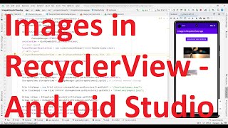 How to show images in Recycler View in your Android App [upl. by Cinimod]