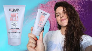 NOUGHTY WAVE HELLO CURL CREAM TUTORIAL [upl. by Creight964]