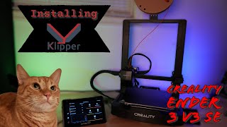 Installing Klipper on the Creality Ender 3 v3 SE using the BTT Pad7 [upl. by Barthol]