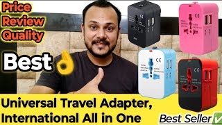 rts Universal Travel Adapter International All in One Worldwide Travel Adapter and Wall Charger [upl. by Denney]