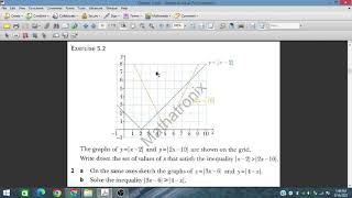 Ex 52 Solving Modulus Inequality Additional Mathematics 4037 IGCSE and O level [upl. by Nerwal]