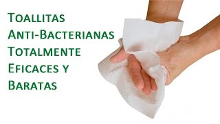 Como Hacer Toallitas Anti Bacterianas Totalmente Eficaces y Baratas [upl. by Muldon518]