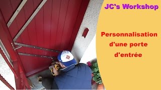 Comment faire pour personnaliser une porte dentrée avec des barres dinox  38 [upl. by Llenrup565]