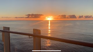 AIDAcosma From our cabin Deck 8 to lanai bar Deck 7 in The Morning [upl. by Collier347]