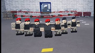 an ordinary gate patrol  Roblox Sandhurst Military Academy Sharkuses [upl. by Gilles]