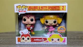 Jollibee amp Hetty Spaghetti 2Pack First to Market Funko Pop Unboxing  360° View [upl. by Nnyre404]