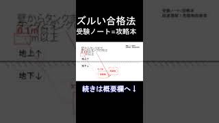 危険物取扱者【地下タンク貯蔵所】note 甲種 乙4 最短合格 学習最適化 試験対策 [upl. by Iahc]