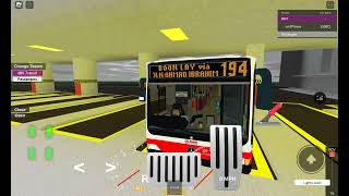 New BusRoblox Boon Lay Mercedes Benz Citaro SMB143G SMRT Service 194  Drivers Pov [upl. by Ulda405]