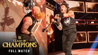 FULL MATCH Roman Reigns vs Erick Rowan — No Disqualification Match WWE Clash of Champions 2019 [upl. by Boot997]