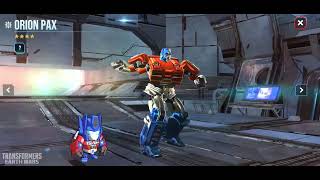 TRANSFORMERS EARTH WARS  ENHANCED ORION PAX SKIN FROM TRANSFORMERS ONE [upl. by Yousuf]