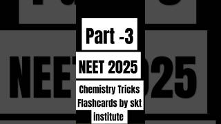 Flashcards Part 3  Organic Chemistry Tricksfor neet 2025 trending neet [upl. by Richers]