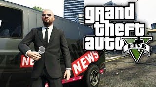 GTA 5 FUNNY MOMENTS  PEDESTRIAN TRAPPING WEAZEL NEWS MICROWAVE EXPLOSION GTA V Gameplay [upl. by Kyl]