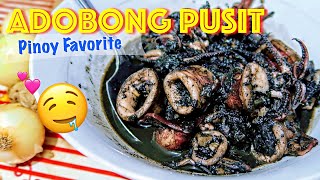 Adobong Pusit My MotherinLaws Recipe  HungreeCatt [upl. by Synn]