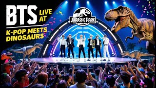 BTS plays huge kpop concert at Jurassic Park [upl. by Monique]