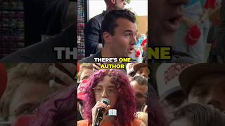 CHARLIE KIRK Mostly PEACEFUL DEBATE About BIBLE Turns HEATED Epic Meltdown shorts short god [upl. by Pappano]